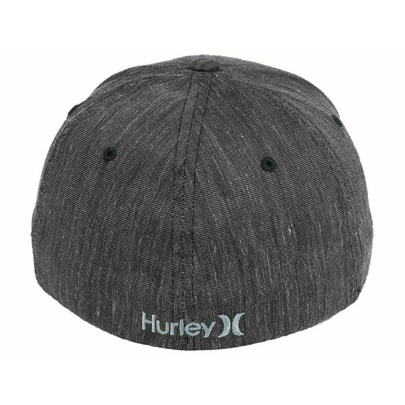 Hurley Men's Black Suits Flex Fit Hat Cap - Graphite Texture (Small/Medium) - Picture 5 of 5